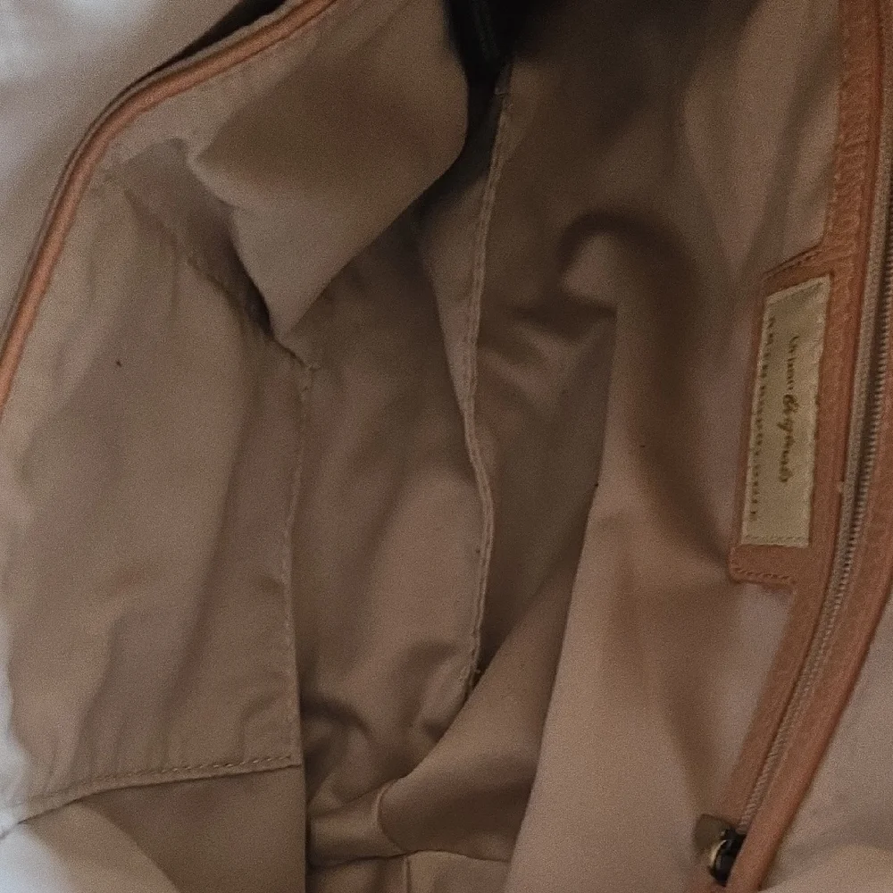 Anthropologie pink/peach shoulder sling bag normcore spring - Picture 5 of 10